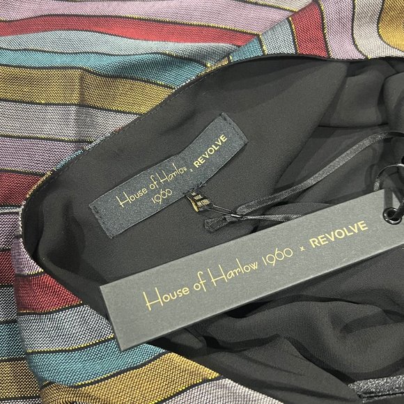 HOUSE of HARLOW 1960 x REVOLVE Cecily Midi Halter Dress - Size M / NWT - Picture 6 of 10